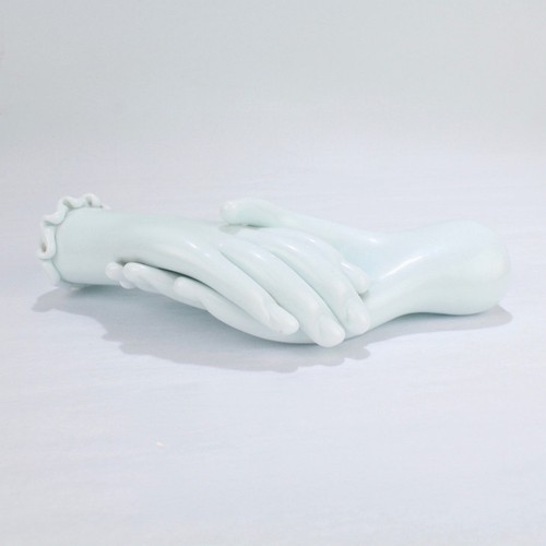 Stretta mano una - stretta, di