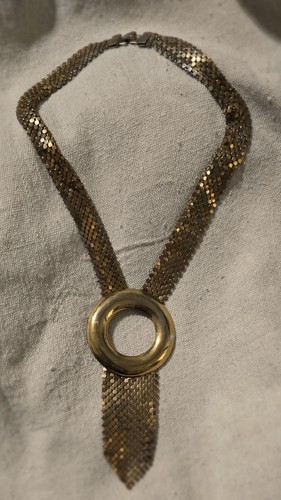 Collana vintage tono oro - vintage,
