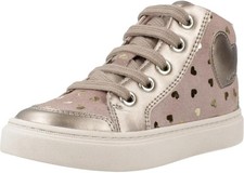 Geox Nashik bambina scarpa primi passi bambina a collo alto con laccio elastico