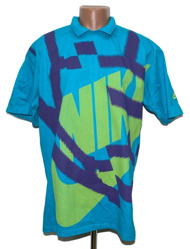Polo nike blu vintage anni - anni, 90