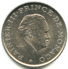 Monaco 2 franchi Ranieri III