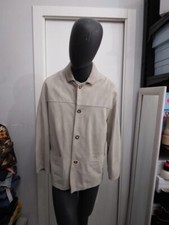 BOMB BOOGIE giacca in vera pelle usato uomo man Tg L ghiaccio XYC639L