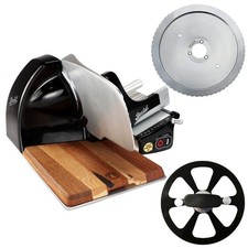 Affettatrice Berkel HomeLine 200 Plus Nera + Kit Montaggio Taglio Ondulato Pane