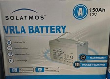 BATTERIA 150AH 12V GEL FOTOVOLTAICO PANNELLI ENERGIA SOLARE NAUTICA CAMPER AMP