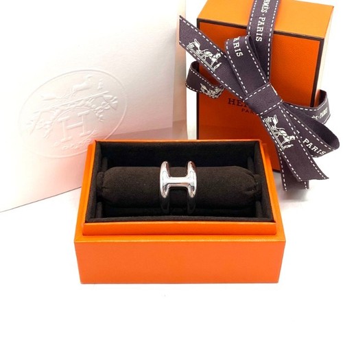 Anello sciarpa hermes argento - hermes,