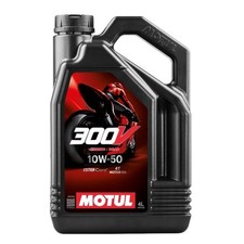 4 LITRI OLIO MOTORE MOTUL 300V 10W50 FL ROAD RACING 100% SINTETICO MOTO