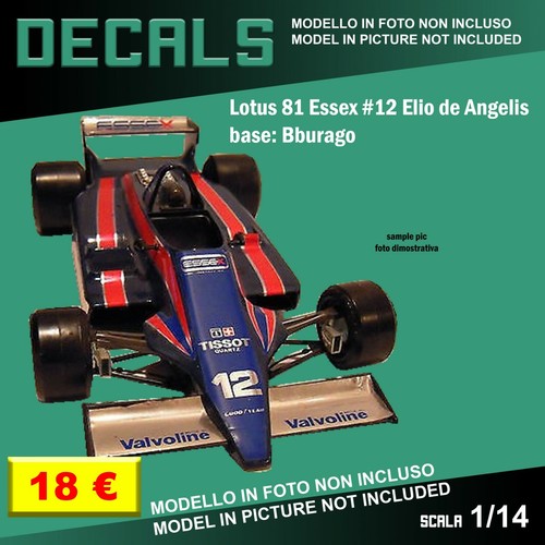 Decals repro lotus essex - lotus, 81