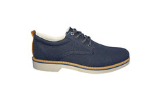 Mocassino allacciato uomo rhapsody 23SD089 183 blu lacci traspirante