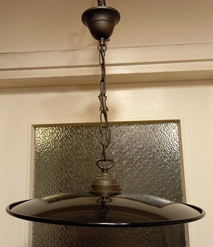 Lampadario muro metallo - a,