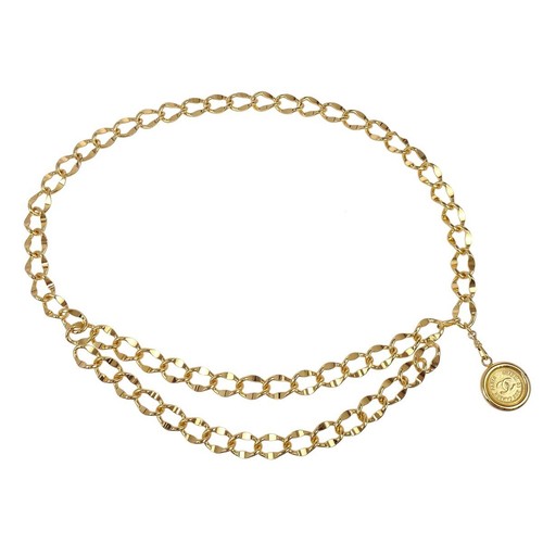Chanel medaglione charm catena - charm,