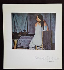 ??⭕ AUTOGRAFO 1966 PITTORE ILLUSTRATORE DOMENICO CANTATORE RUVO DI PUGLIA