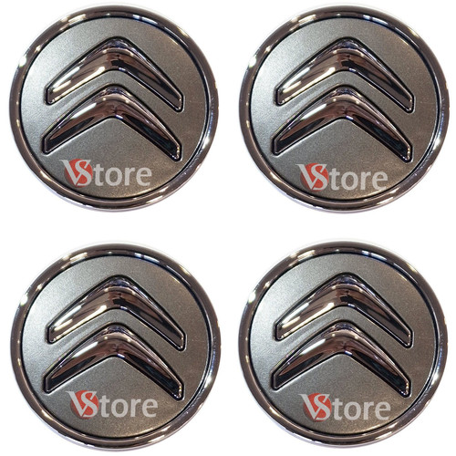 Tappi coprimozzo grigio per - 4,