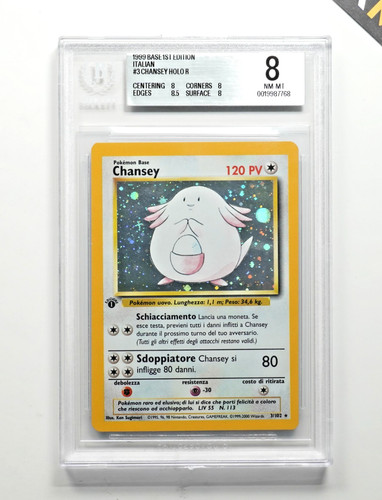 Pokemon bgs chansey 3 - 8, 1st