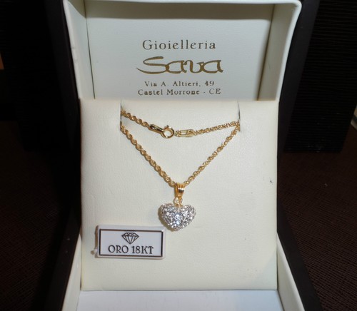 Collana funetta torchon oro
