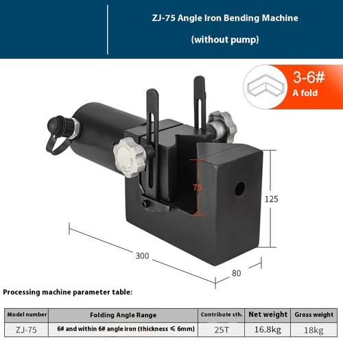 Piegatrice elettrica - zj-75,