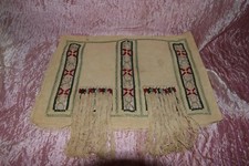 Federa da CUSCINO canapa ricamo a mano cm. 44x36  Doily  B7 °