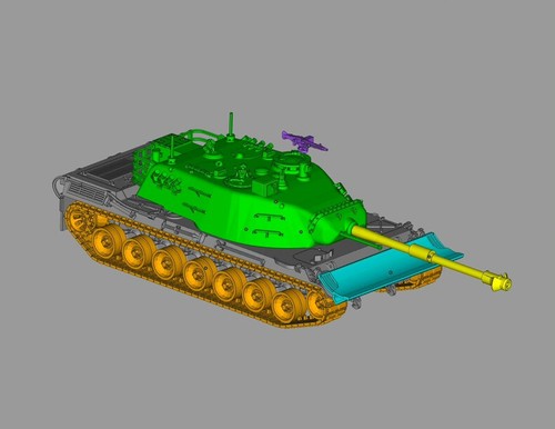 Stampa kit carro armato - 3d,,