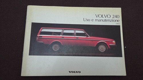 Volvo 240 libretto uso - volvo,