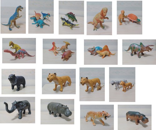 Dinosauri animali gomma - dinosauri, in