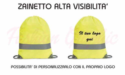 Zaino alta visibilita - zaino, visibilita'