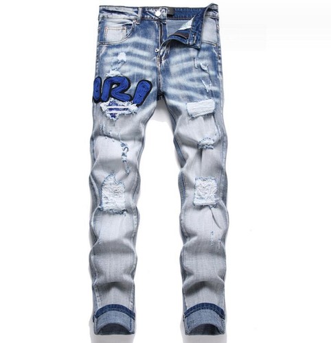 Jeans uomo blu denim