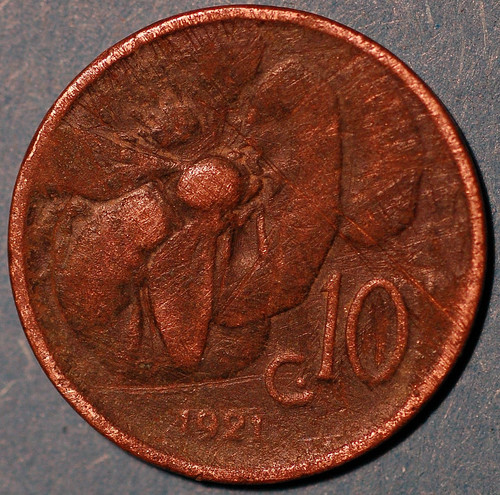 1921 italia centesimi - 1921,