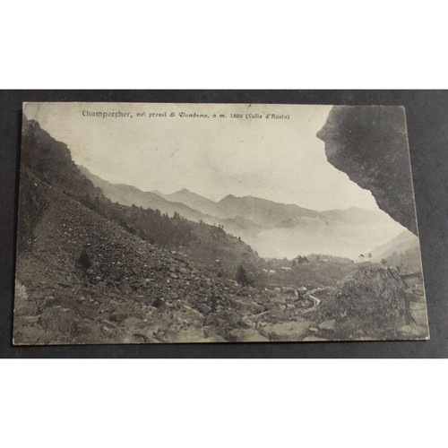 Cartolina champorcher nei - cartolina,