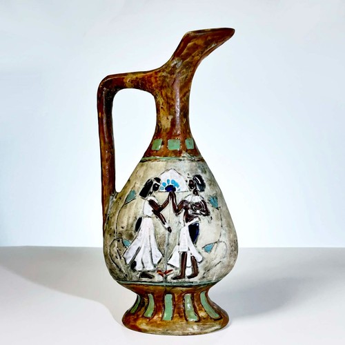 Vaso brocca statuina ceramica