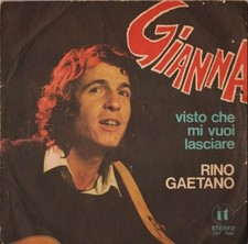 Rino Gaetano 45 Giri Gianna RCA 2019