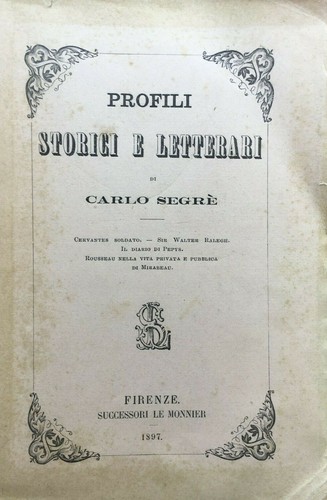 1897 carlo segrè - 1897, profili