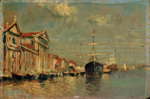 Dipinto olio tavoletta - dipinto,