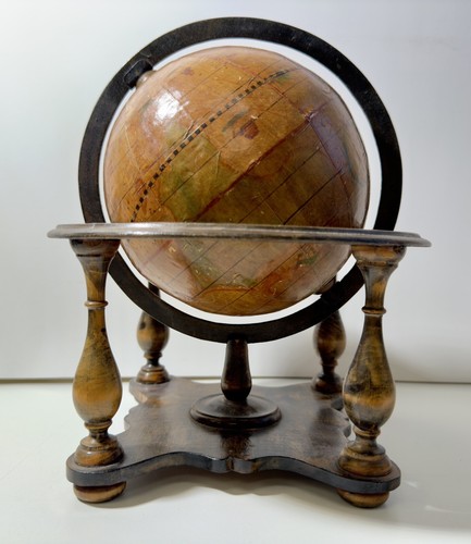 Mappamondo legno vintage - in,