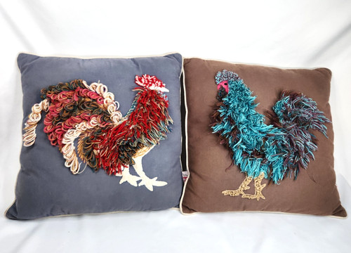 Set cuscini pouf filato - cuscini,