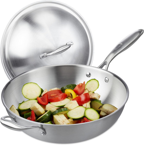 Padella wok cm acciaio - Ø, 32