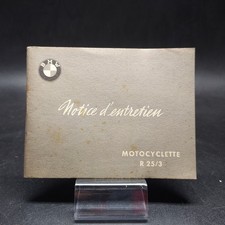 Libretto Uso manutenzione BMW R25/3 Notice d'Entretien Francese 1954