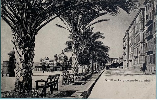Cartolina francia nizza la - francia,