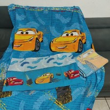 2 Copripiumino Identici Letto Singolo Cars 100% Cotone 