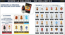Collezione Extended 24 Star Wars Rollinz 3.0 2020 + 8 speciali LEGGENDARII Essel
