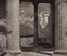 1936 OLIMPIADI Antica Grecia PILASTRI IONICI Rovine di LENI RIEFENSTAHL Foto Arte