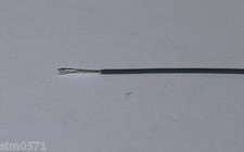 AWG 18 rame argentato isolato teflon grigio confezione 10 metri