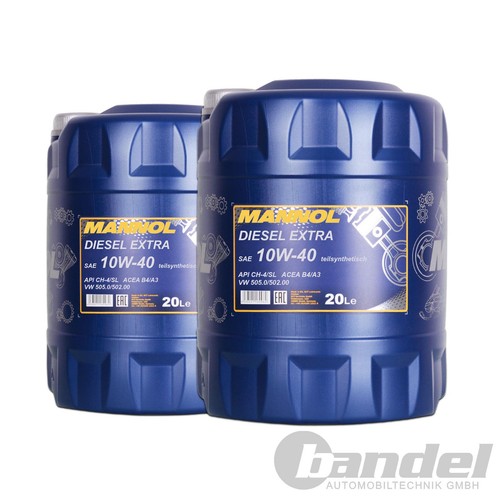 2x20 liter sae 10w - sae, motorÖl