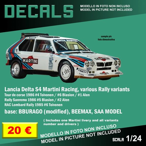 Decals repro lancia delta - repro,