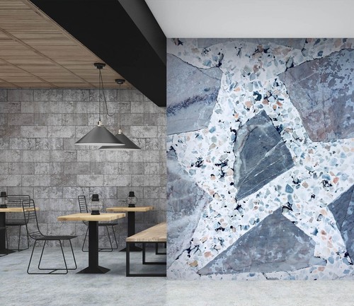 Carta parati stone tile - carta,