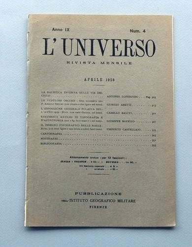 Universo aprile 1928 il - aprile,