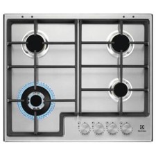 ELECTROLUX EGS64362X PIANO COTTURA A GAS ACCIAIO INOX 4 FUOCHI 60 cm INCASSO