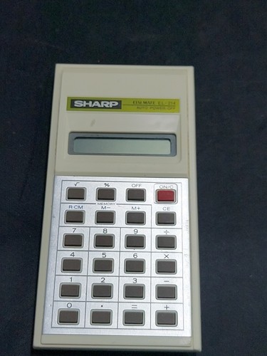 Sharp 214 calcolatrice - sharp, el-214