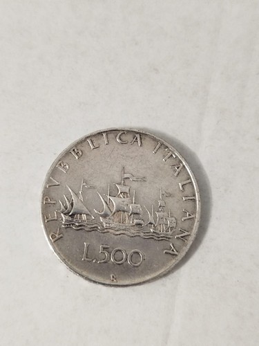 Moneta 500 lire argento - 500,