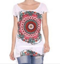 Abito Desigual stampato impreziosito tunica blusa xxl