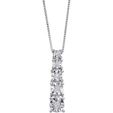 collana donna gioielli Bliss Splendori oro bianco 18kt e diamanti  20073934