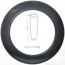 Cerchio carbonio bici strada 700C larghezza 25 mm 88 mm profondità clincher tubeless 16-32 fori
